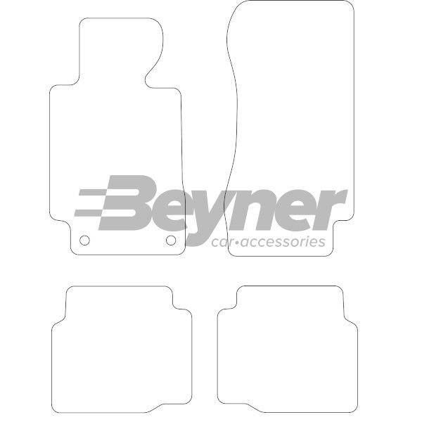 Beyner Pasklare stoffen matten MSV-1472262