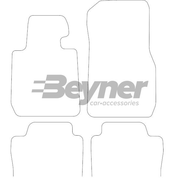 Beyner Pasklare stoffen matten MSV-1472294