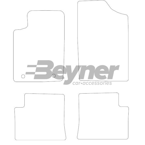 Beyner Pasklare stoffen matten MSV-1472566
