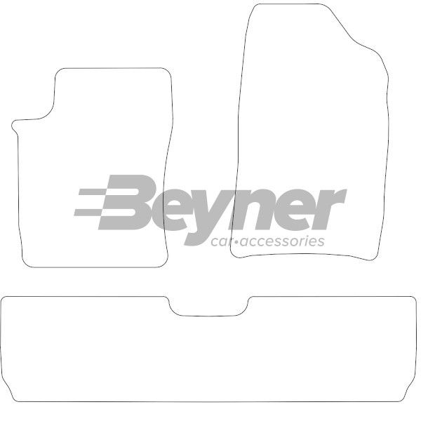 Beyner Pasklare stoffen matten MSV-1472568