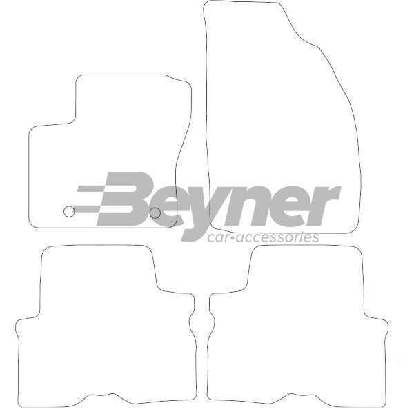 Beyner Pasklare stoffen matten MSV-1473092