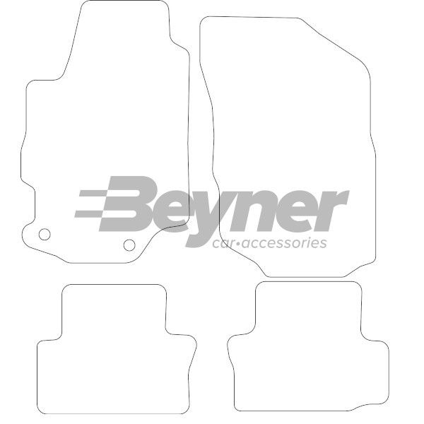 Beyner Pasklare stoffen matten MSV-1473102