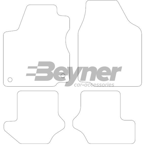 Beyner Pasklare stoffen matten MSV-1473104