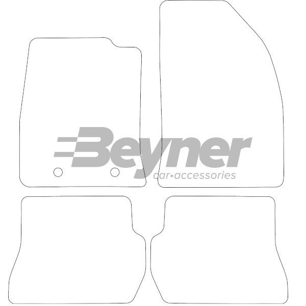 Beyner Pasklare stoffen matten MSV-1473106