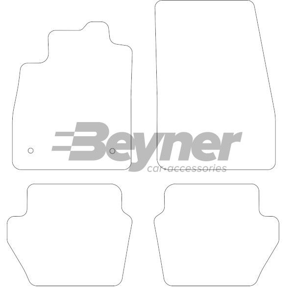 Beyner Pasklare stoffen matten MSV-1473107