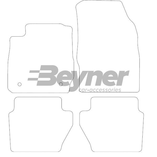 Beyner Pasklare stoffen matten MSV-1473109