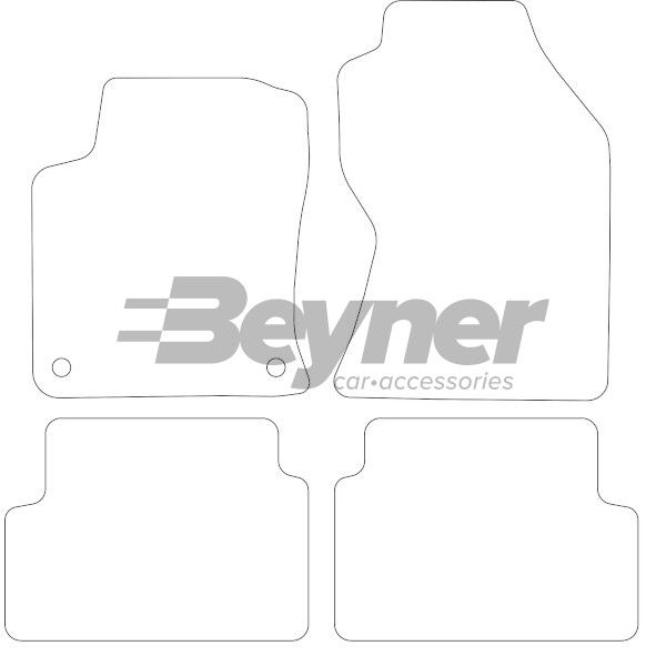 Beyner Pasklare stoffen matten MSV-1473114