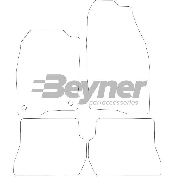 Beyner Pasklare stoffen matten MSV-1473120