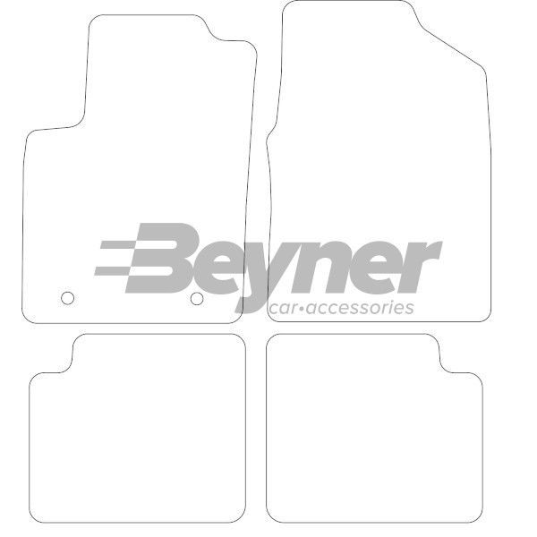 Beyner Pasklare stoffen matten MSV-1473129