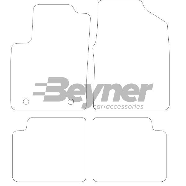 Beyner Pasklare stoffen matten MSV-1473131