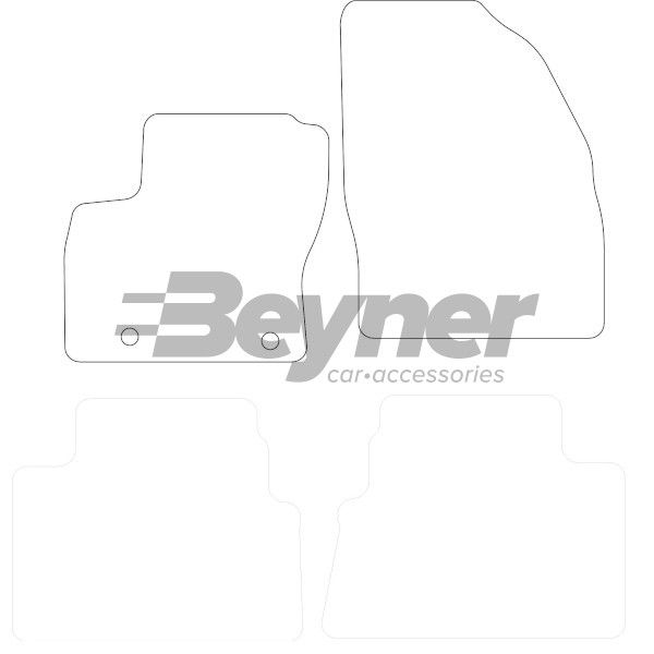 Beyner Pasklare stoffen matten MSV-1473135