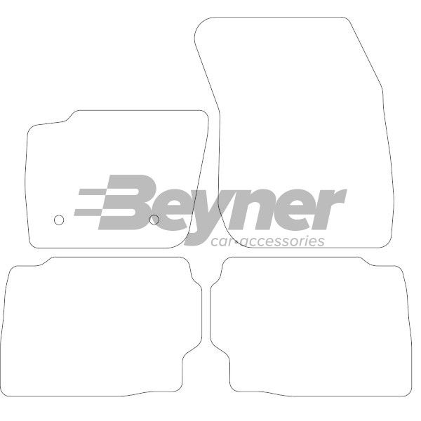 Beyner Pasklare stoffen matten MSV-1473137