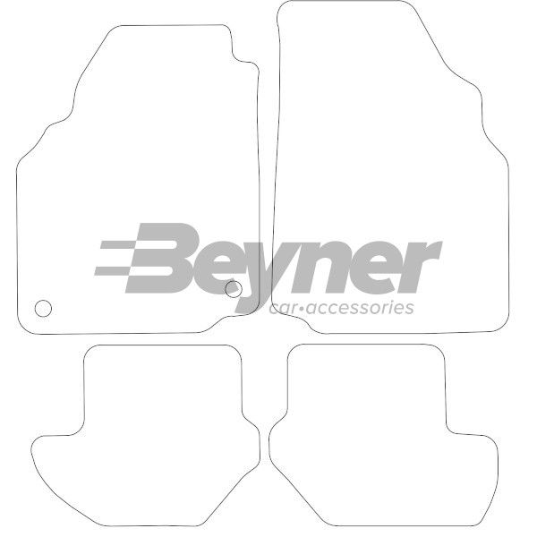 Beyner Pasklare stoffen matten MSV-1473145