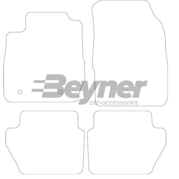 Beyner Pasklare stoffen matten MSV-1473162