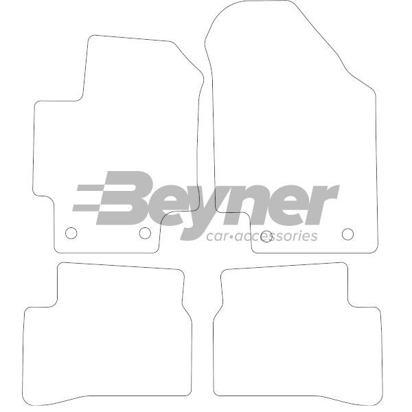 Beyner Pasklare stoffen matten MSV-1473289