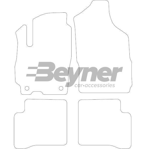 Beyner Pasklare stoffen matten MSV-1473300