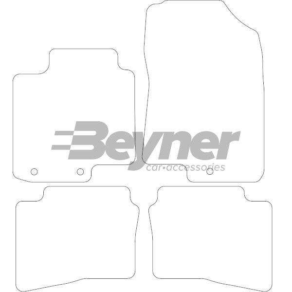 Beyner Pasklare stoffen matten MSV-1473341