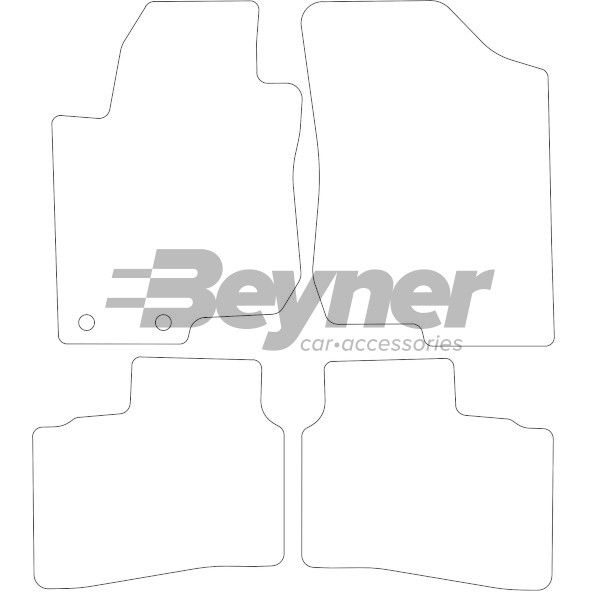 Beyner Pasklare stoffen matten MSV-1473342