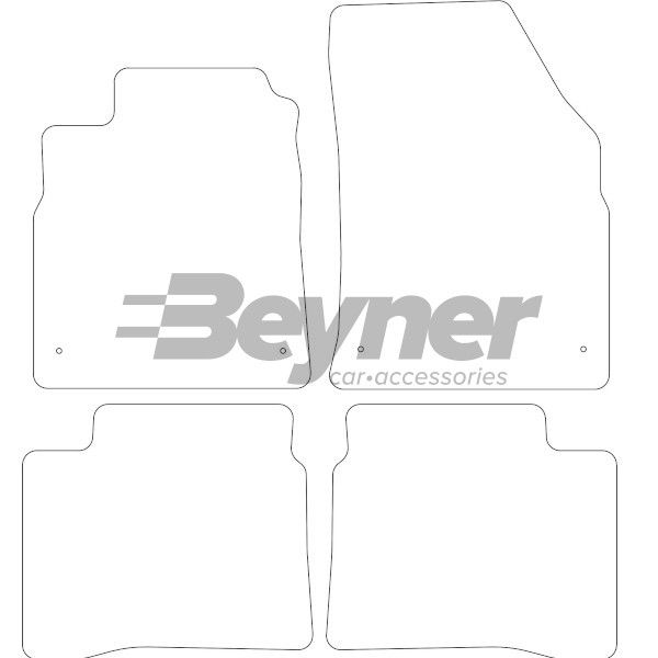 Beyner Pasklare stoffen matten MSV-1473364