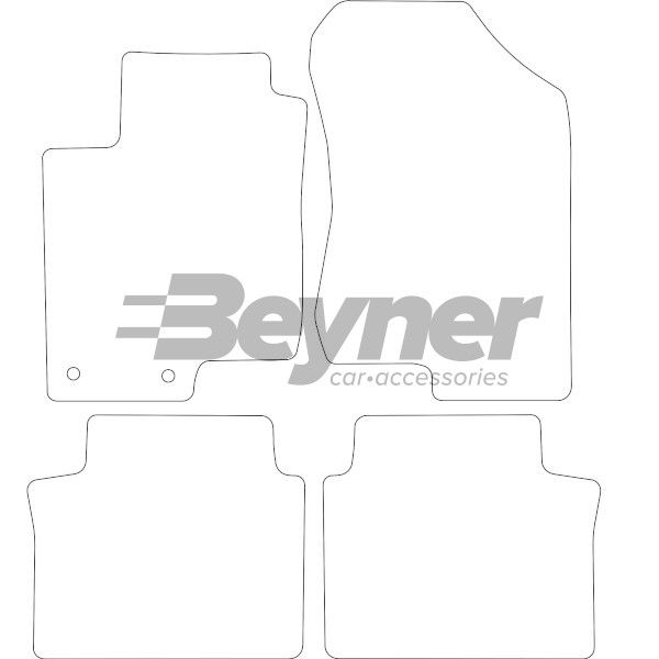 Beyner Pasklare stoffen matten MSV-1473368