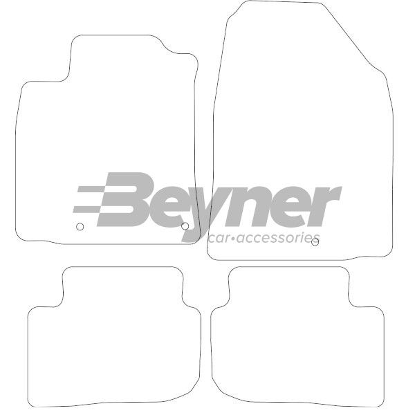 Beyner Pasklare stoffen matten MSV-1473382