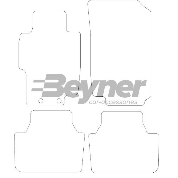 Beyner Pasklare stoffen matten MSV-1473545