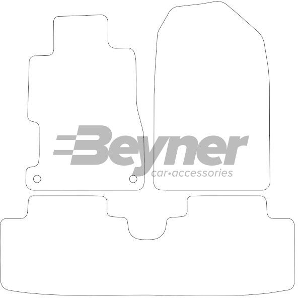 Beyner Pasklare stoffen matten MSV-1473549