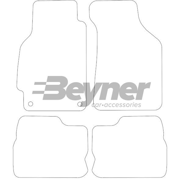 Beyner Pasklare stoffen matten MSV-1473551