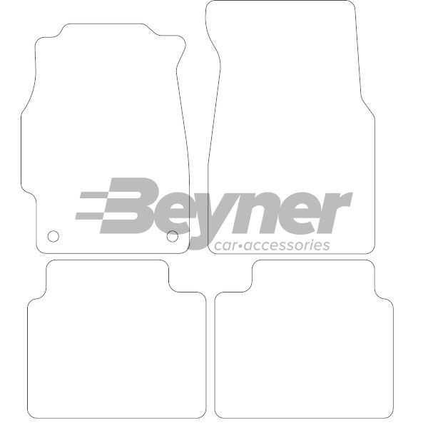 Beyner Pasklare stoffen matten MSV-1473553