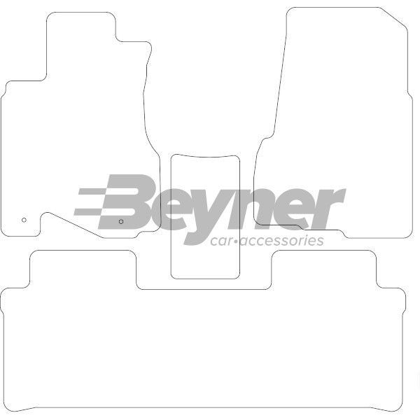 Beyner Pasklare stoffen matten MSV-1473568