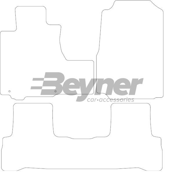 Beyner Pasklare stoffen matten MSV-1473569