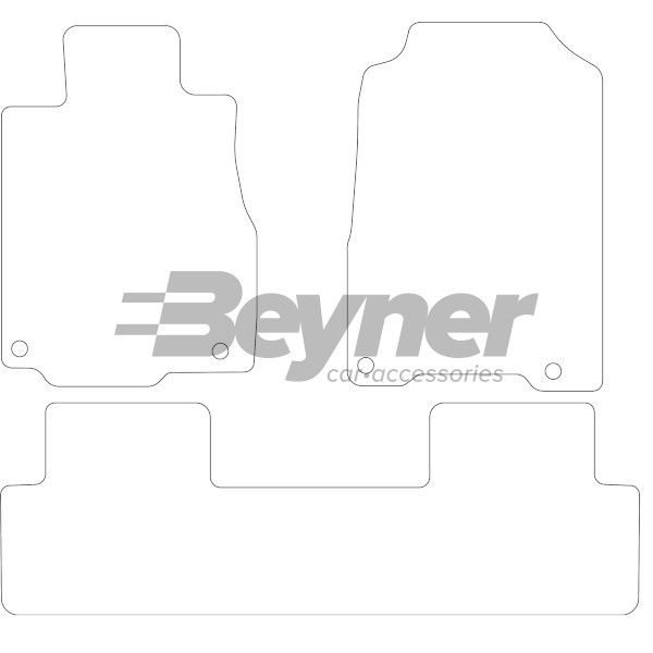 Beyner Pasklare stoffen matten MSV-1473570