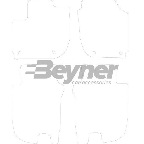 Beyner Pasklare stoffen matten MSV-1473584