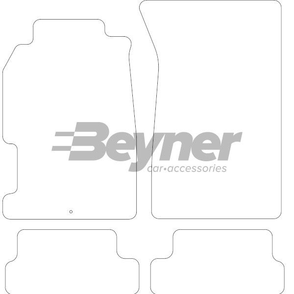 Beyner Pasklare stoffen matten MSV-1473590