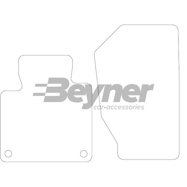 Beyner Pasklare stoffen matten MSV-1473592