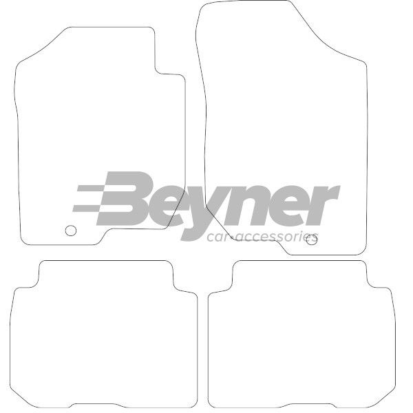 Beyner Pasklare stoffen matten MSV-1473712