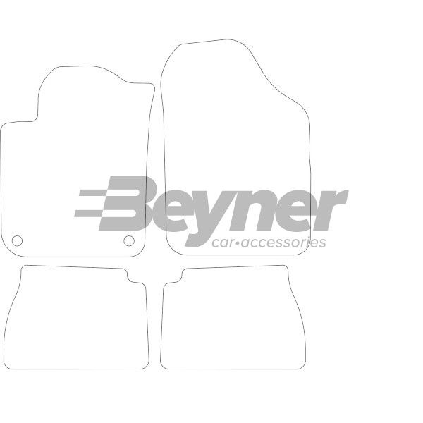 Beyner Pasklare stoffen matten MSV-1473716