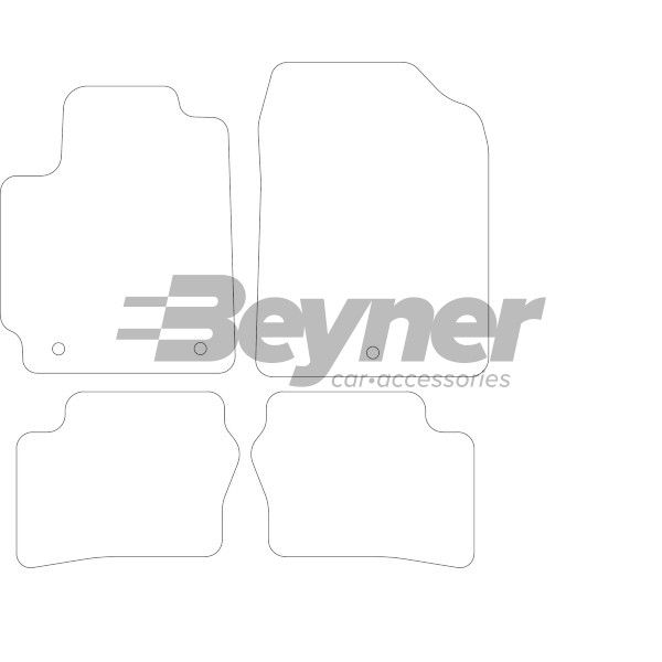 Beyner Pasklare stoffen matten MSV-1473717