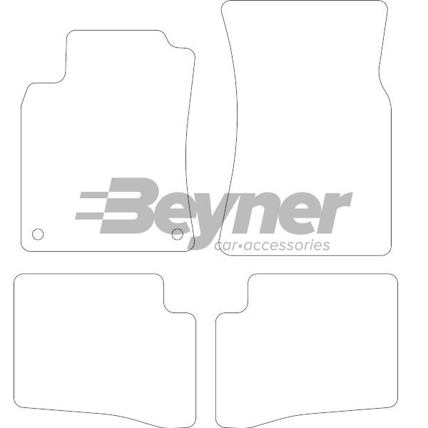 Beyner Pasklare stoffen matten MSV-1473724