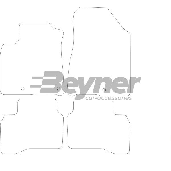 Beyner Pasklare stoffen matten MSV-1473726