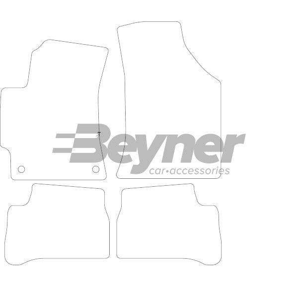 Beyner Pasklare stoffen matten MSV-1473732