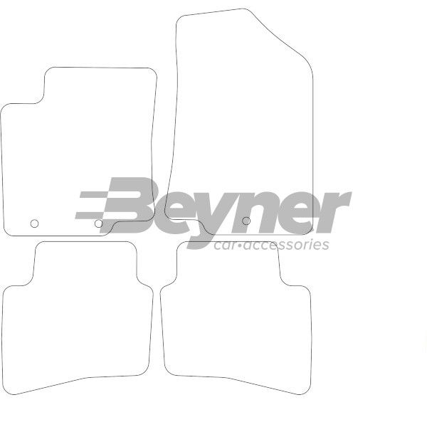 Beyner Pasklare stoffen matten MSV-1473734