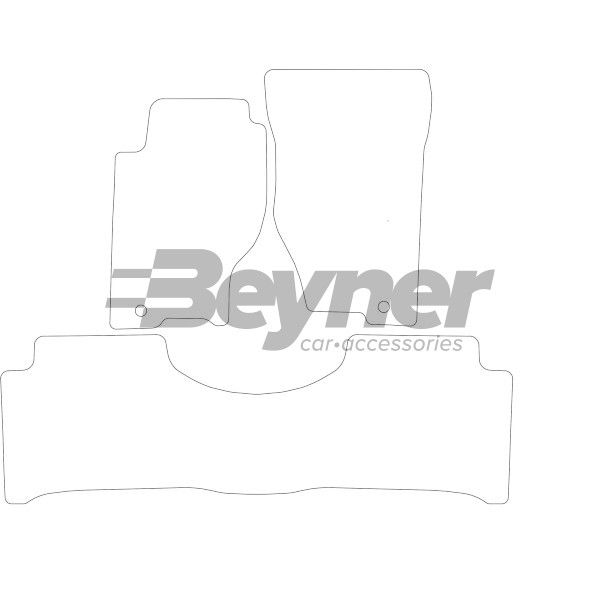 Beyner Pasklare stoffen matten MSV-1473738