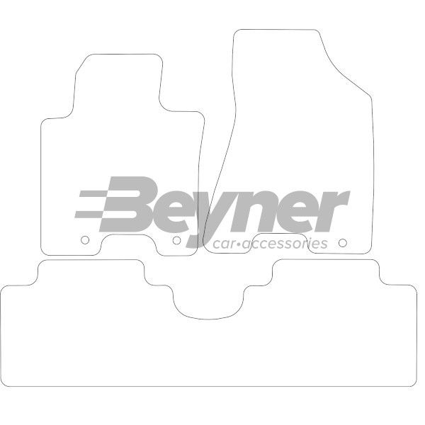 Beyner Pasklare stoffen matten MSV-1473744