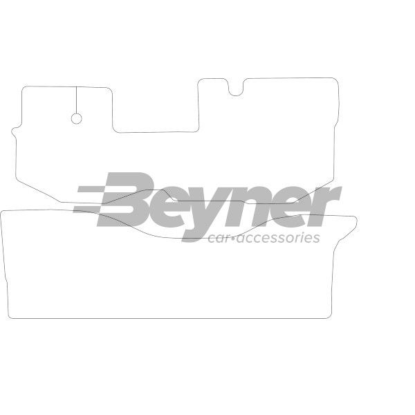 Beyner Pasklare stoffen matten MSV-1473760