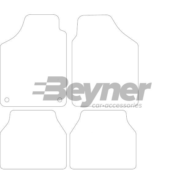 Beyner Pasklare stoffen matten MSV-1473766