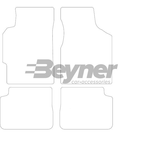 Beyner Pasklare stoffen matten MSV-1473770