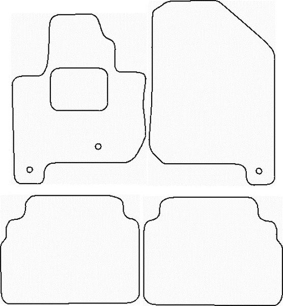 Beyner Pasklare stoffen matten MSV-1473773