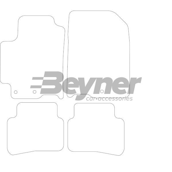 Beyner Pasklare stoffen matten MSV-1473778