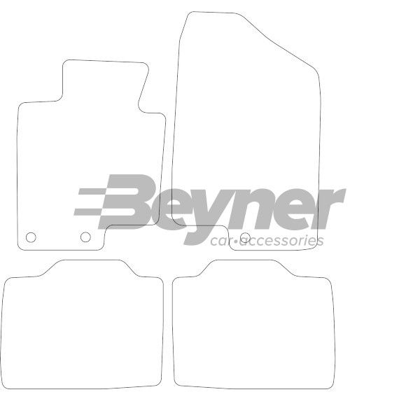 Beyner Pasklare stoffen matten MSV-1473781